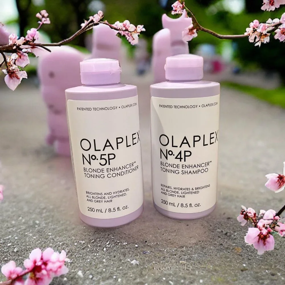 Olaplex No.5P & 4P Blonde Enhancer Toning Conditioner Shampoo 8.5 oz